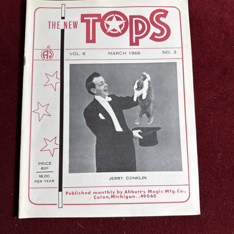 TOPS Magic Magazine VNTG Abbott’s February 1966 Vol 6 #3 Jerry Conklin
