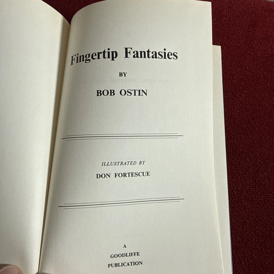 Fingertip Fantasies by Bob Ostin HB 1968 ESTATE