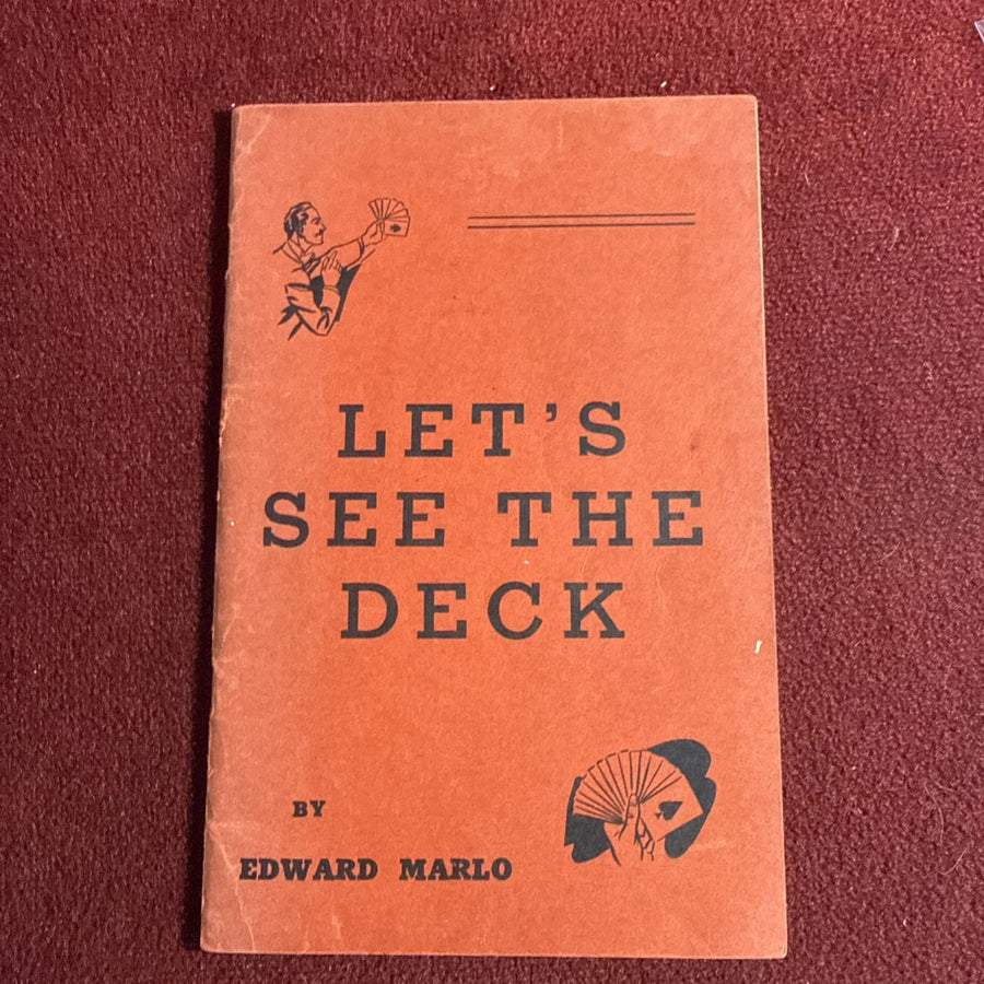 Let’s See The Deck - Ed Marlo - Card Magic Book VNTG 1942 1st Edition - Ireland - ESTATE