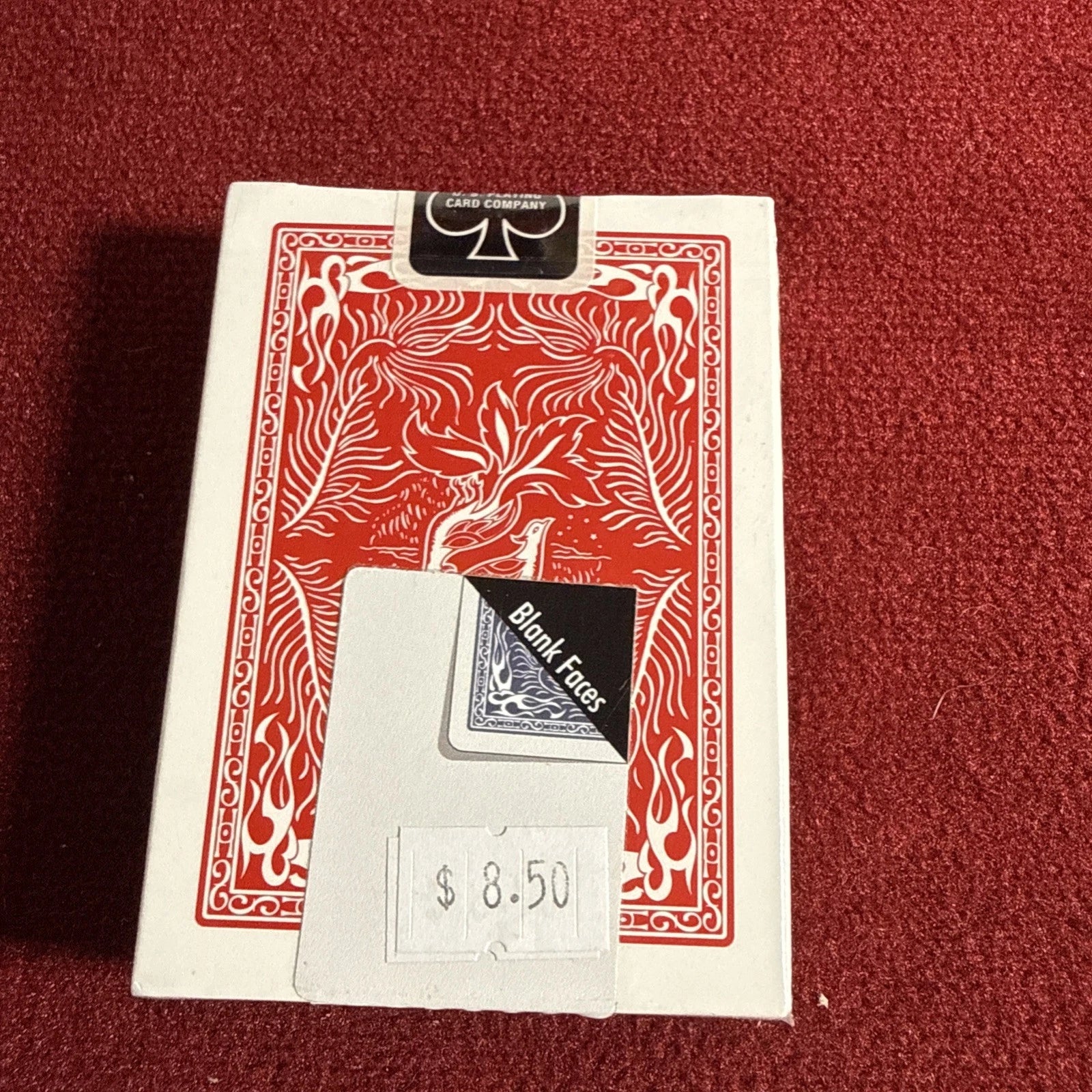 Phoenix Playing Cards - Blank Faces - RED Back
