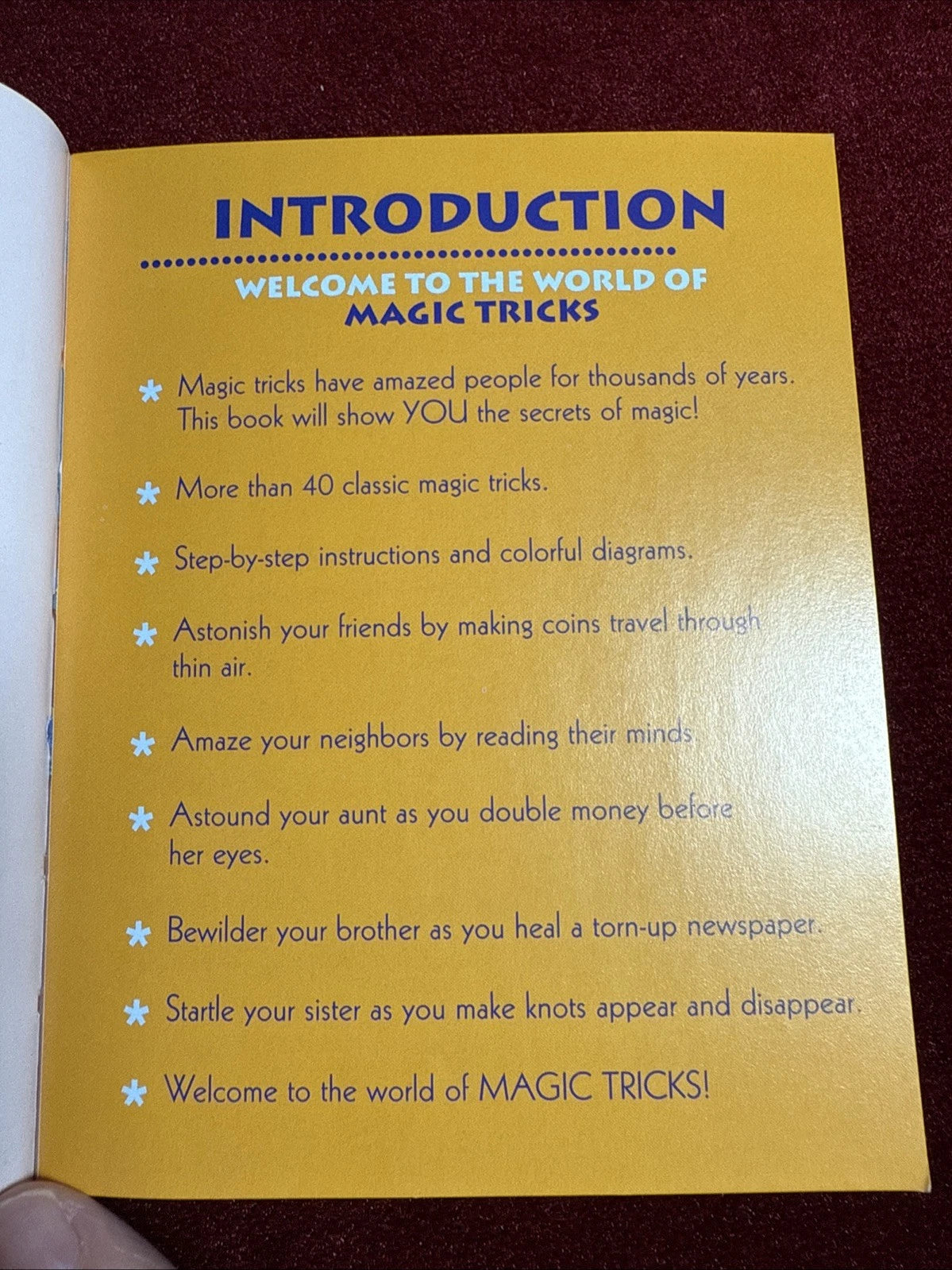 Super Little Giant Book Of Magic Tricks - ESTATE