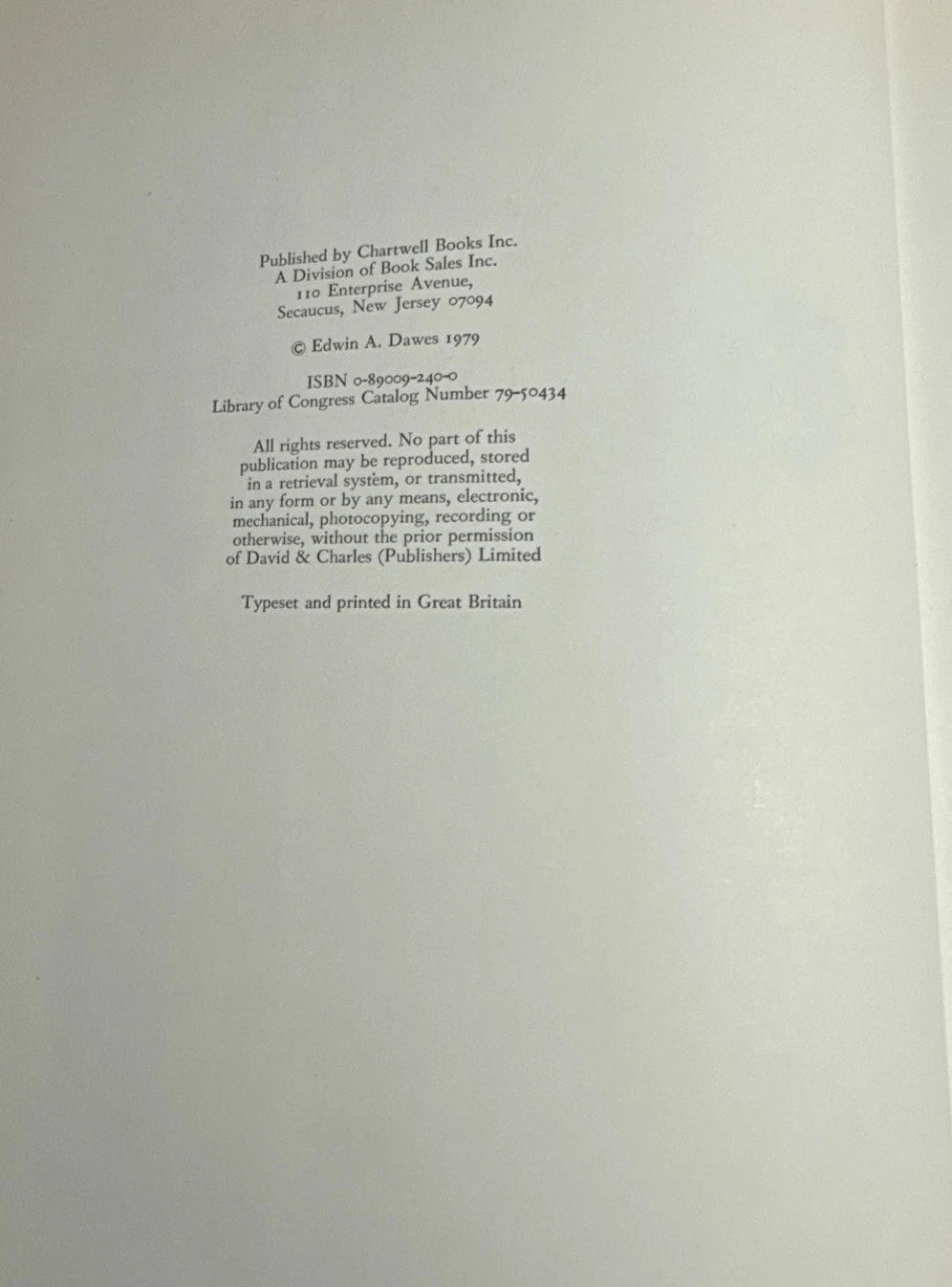 The Great  Illusionist by Edwin A. Dawes 1979 ESTATE