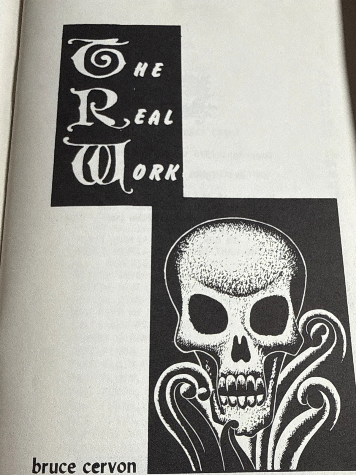 Card Secrets Of Bruce Cervon 1st Ed 1976 From the Library of the Amazing Kreskin Signed ESTATE