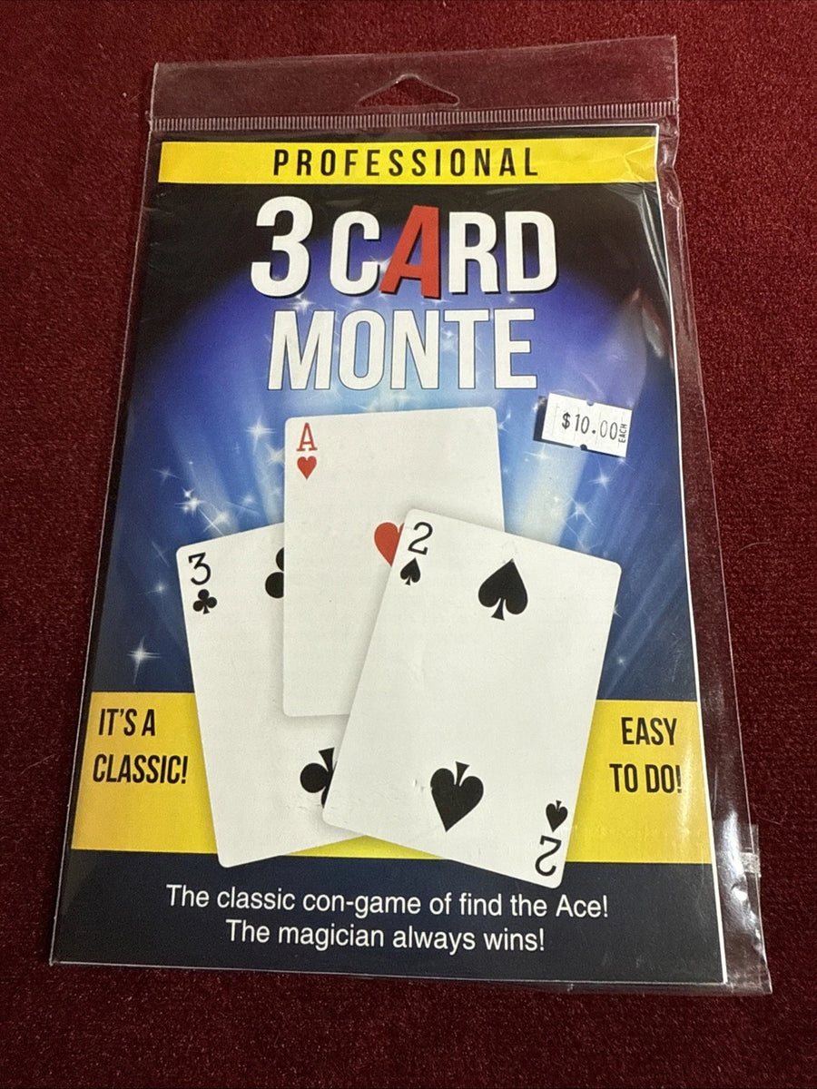 Find The Ace-3 Card Monte-Con Game