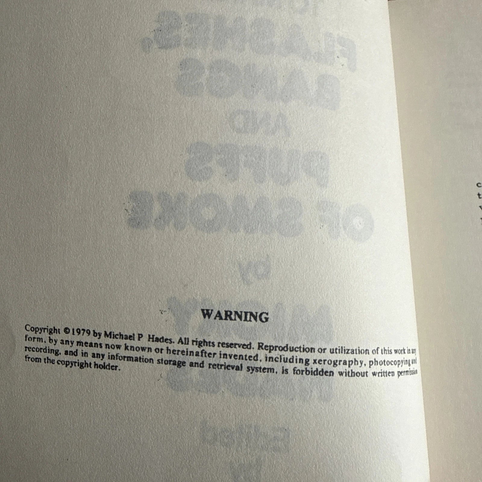 How To Make Flashes Bangs & Puffs of Smoke - Micky Hades 1979 ESTATE