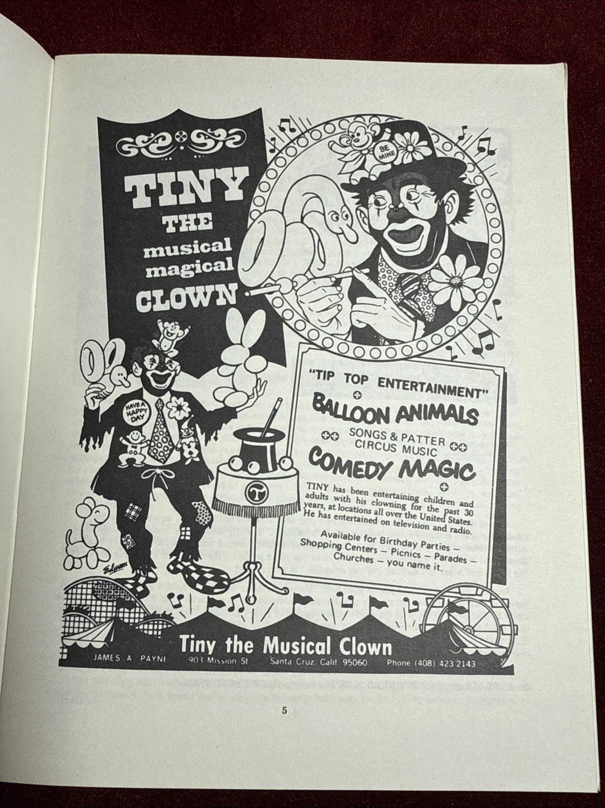The Best Of Tiny: Blowhard Of Balloons by James “Tiny” Payne - 1977 - Supreme Magic ESTATE
