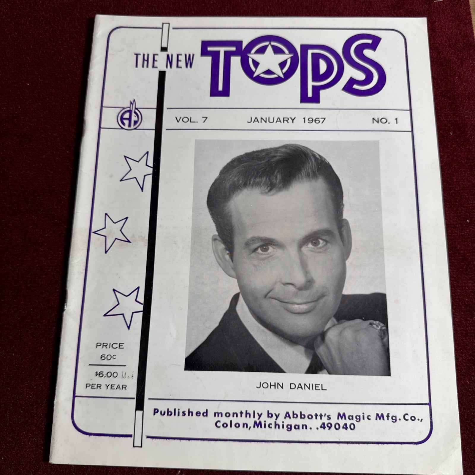 TOPS Magic Magazine VNTG Abbott’s February 1966 Vol 7 #1 John Daniel