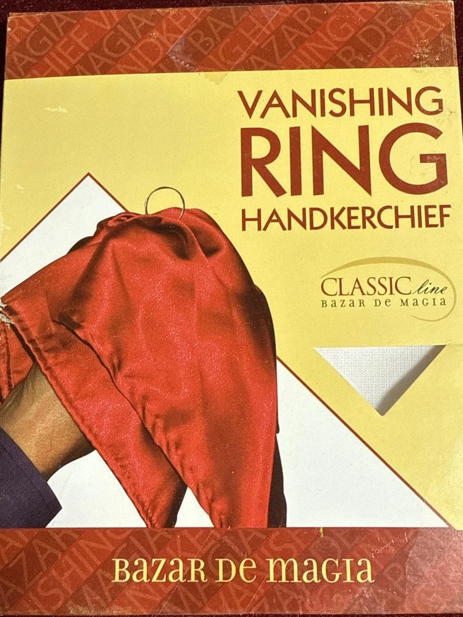Vanishing Ring Handkerchief (White) by Bazar de Magia