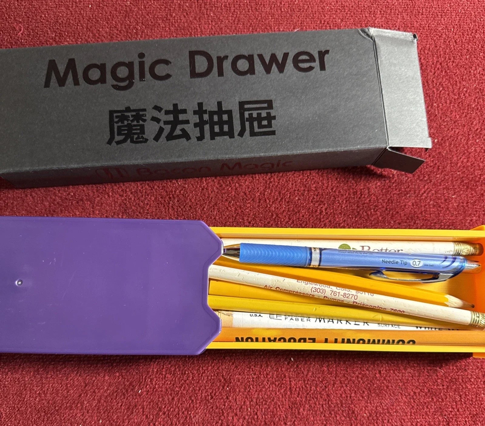 Magic Drawer - Bacon Magic - Easy To Do - Appearing Pencils- Beginner