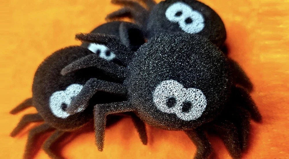 Super Sponge Spiders Sponge Ball Set - 4 Pack - Magic Trick - Fun - Spooky