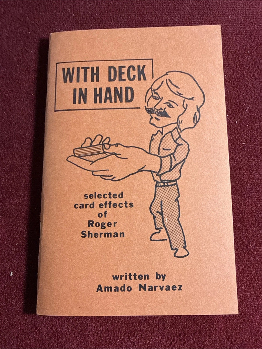 With Deck in Hand: Selected Card Effects by Roger Sherman - 1978 - Ex Libris Kreskin