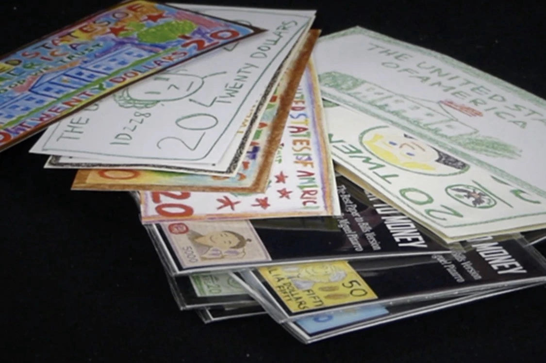 Instant Paper to Money Kid Version (US Dollar) by Miguel Pizarro and Crazy Jokers