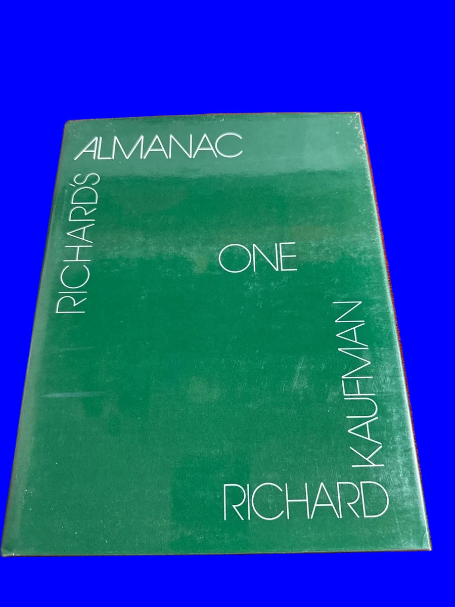 Richard's Almanac One by Richard Kaufman - 1st Edition 1983 - ESTATE
