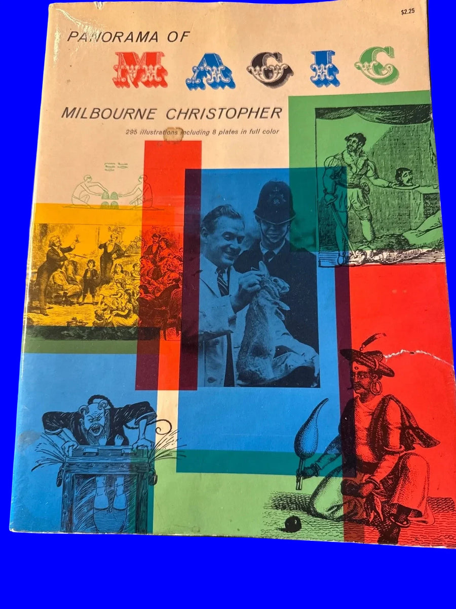 PANORAMA OF MAGIC, BY MILBOURNE CHRISTOHPER,1962-216 PAGES MAGIC HISTORY 1st Edition ESTATE