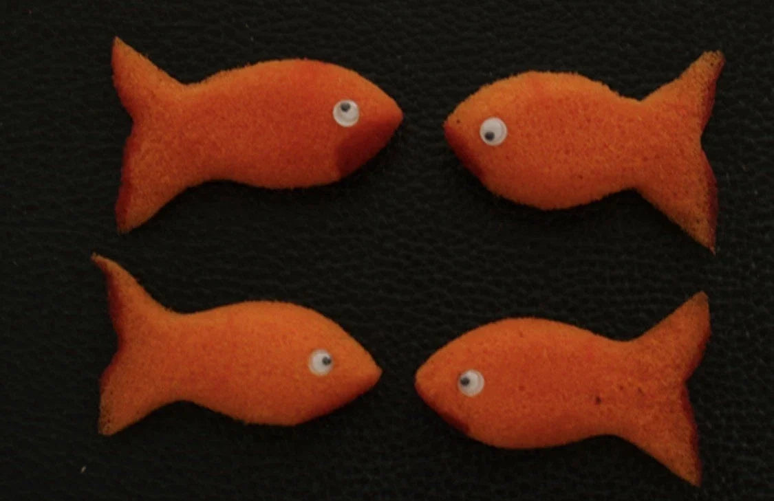 Sponge Emoji GOLDFISH 4 Pack by Andy Amyx - Magic Trick - Fun - Close-up- EDC
