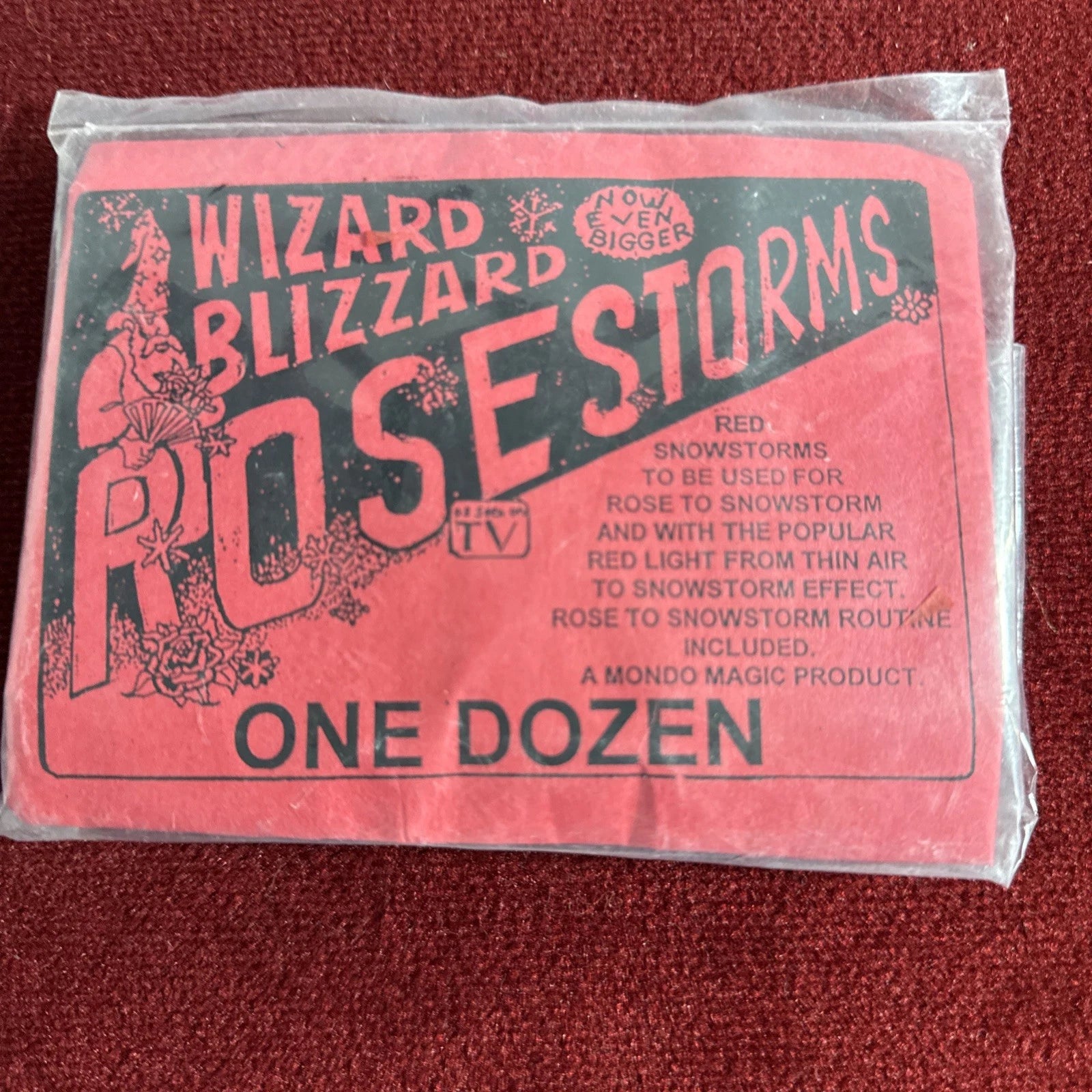 Wizard Blizzard Rosestorm (snowstorm Magic Production Effect) 1 Dz by Mondo Magic