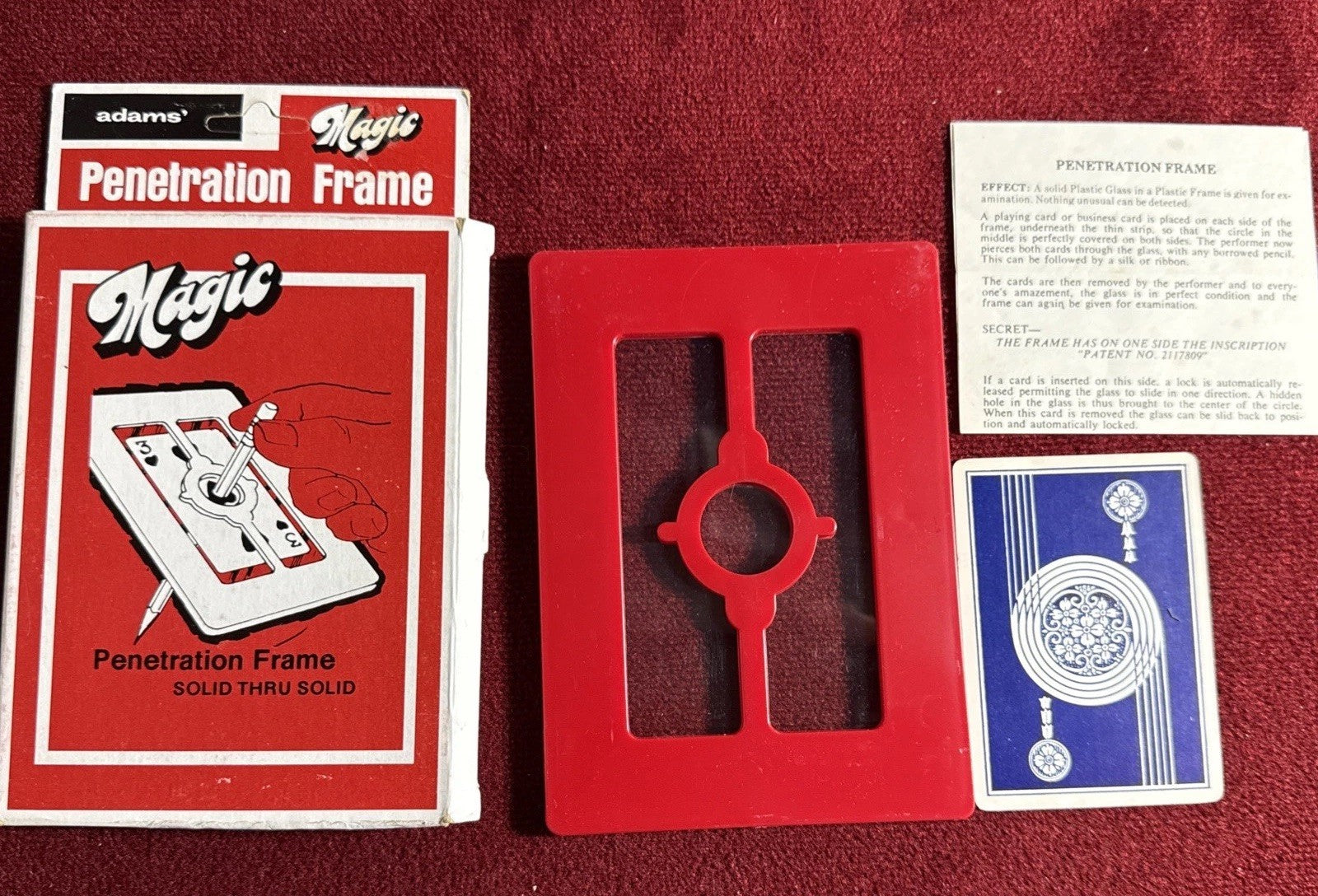 Penetration Frame Adams Magic Pencil Thru Frame - ESTATE