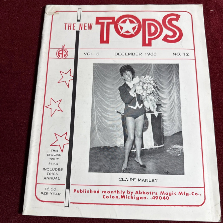 TOPS Magic Magazine VNTG Abbott’s February 1966 Vol 6 #12 Claire Manley