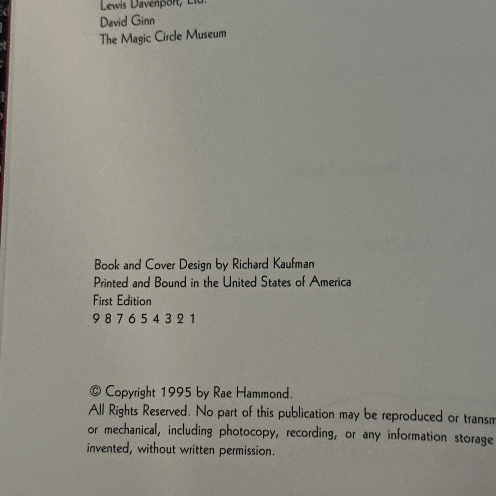 THE MAGIC OF EDWARD VICTORS HANDS by Rae Hammond 1st edition