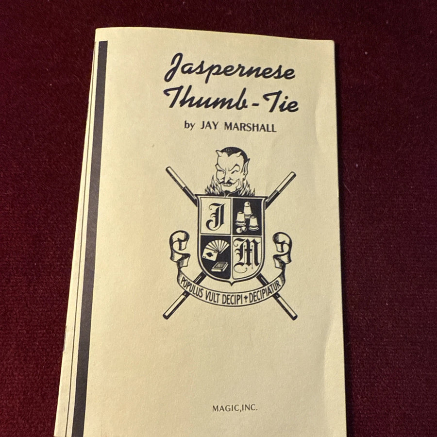 Jaspernese Thumb Tie - Jay Marshall 1959