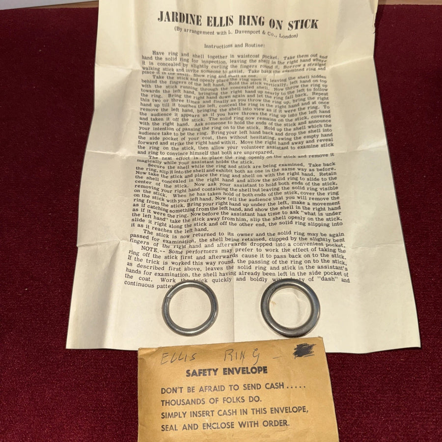 Davenport Jardine Ellis Ring On Stick Vintage magic ESTATE