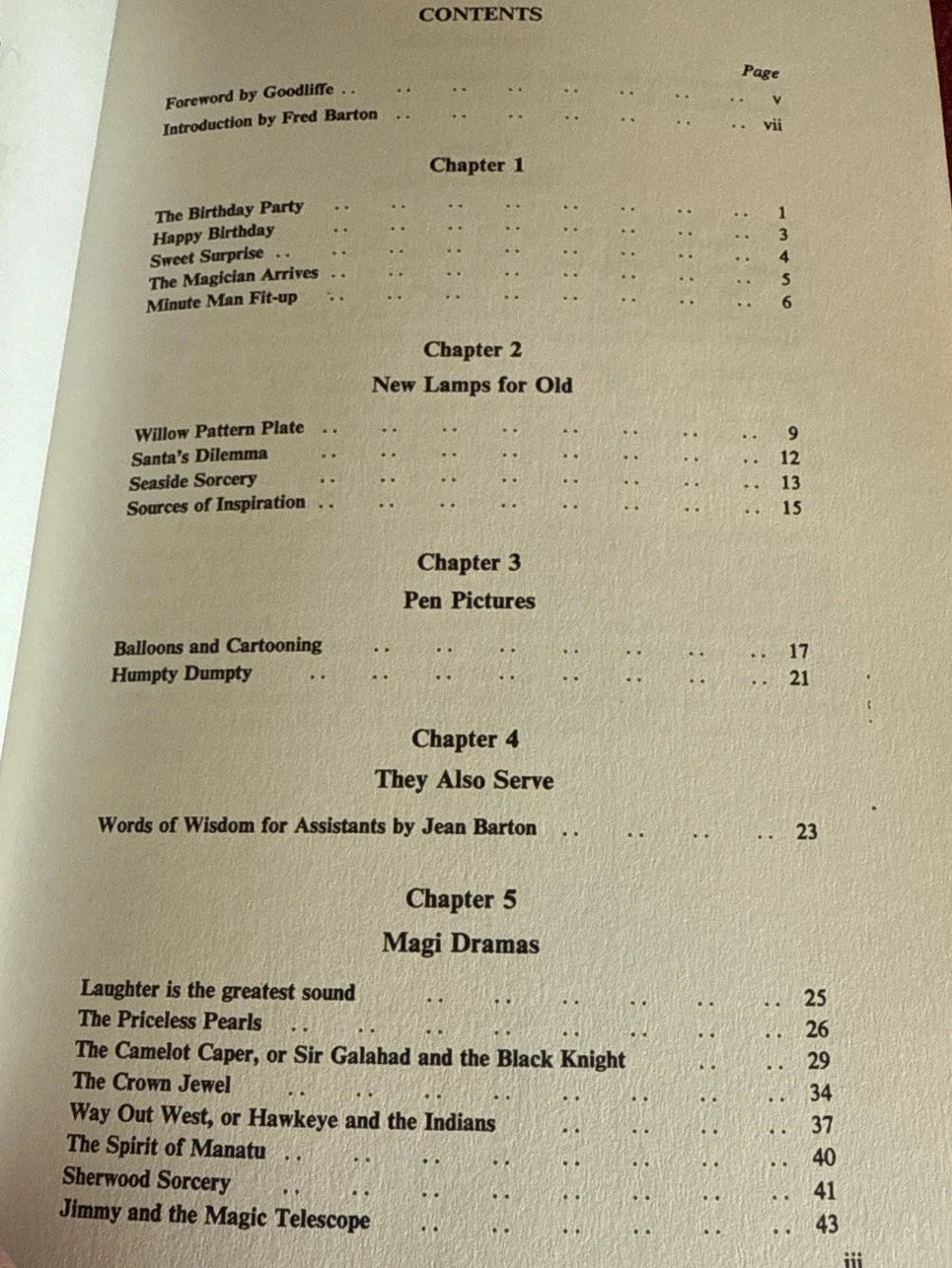 The Land Of Make Believe by Fred Barton 1989 ESTATE
