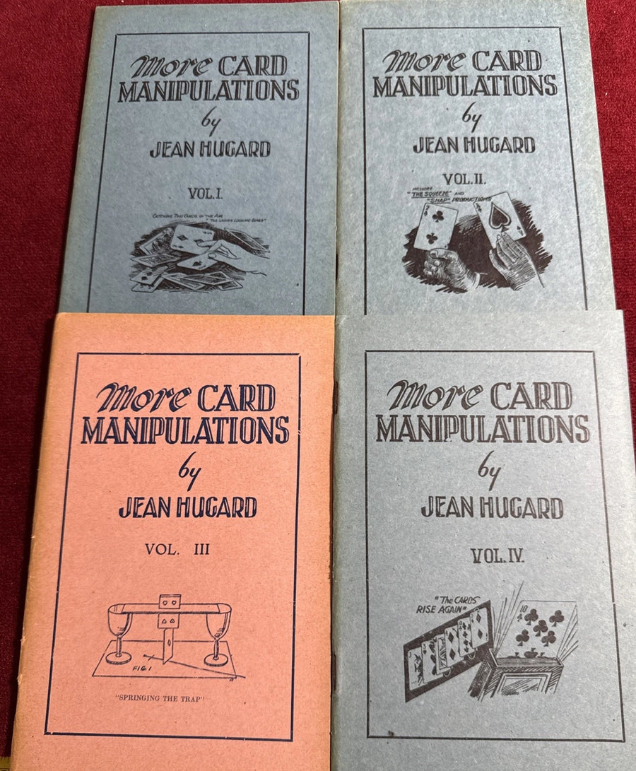 More Card Manipulations by Jean Hugard Vol 1-4 published by Davenports ESTATE