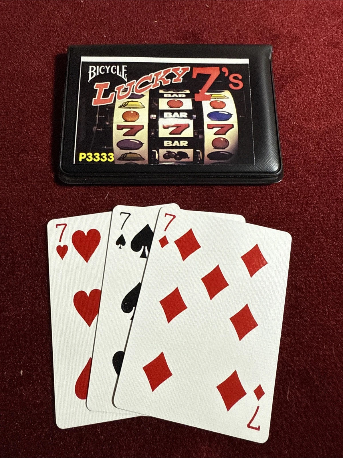 Bicycle Lucky 7’s - 3 Card Monte - Packet Trick