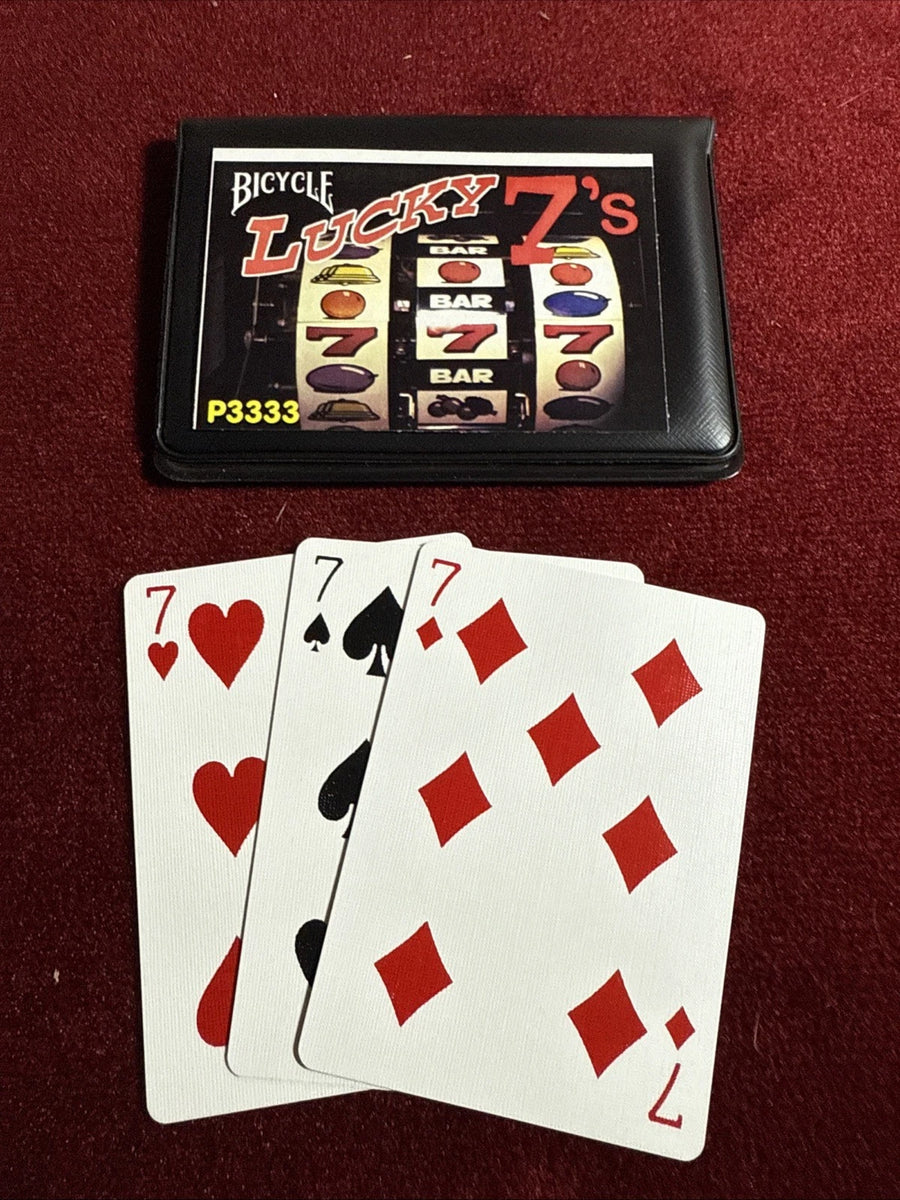Bicycle Lucky 7’s - 3 Card Monte - Packet Trick
