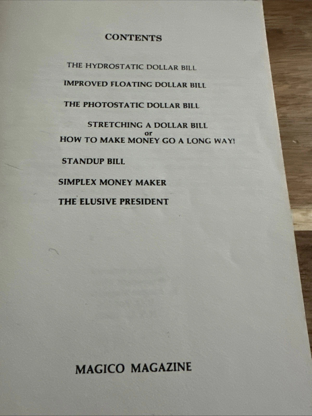 More Money Magic Of Mike Bornstein Book By Walt Lees 1984  Magic With Money ESTATE