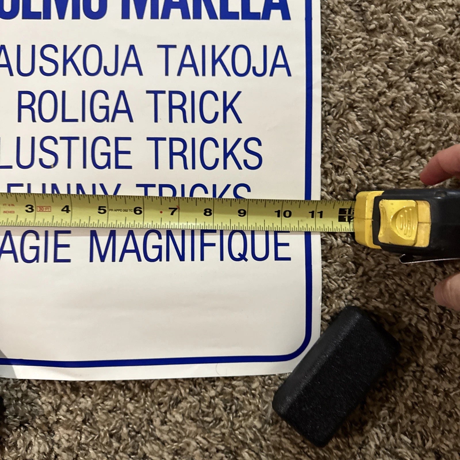 Solmu Makela RARE Magic Poster Finnish Magician & Actor Promo