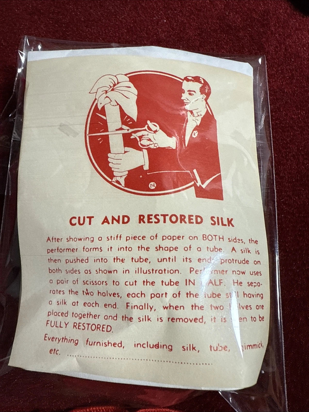 Cut & Restored Silk Vintage Magic - Made in JAPAN - D. Robbins