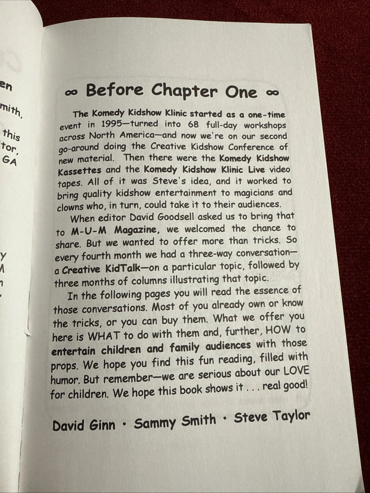 Creative Kid Talk Advice On Entertaining Children-Ginn-Taylor-SPS- ESTATE