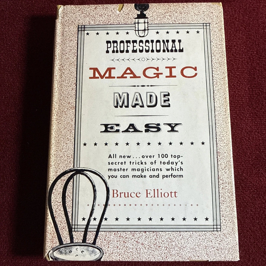 Professional Magic Made Easy - Bruce Elliot - 1959 - ESTATE