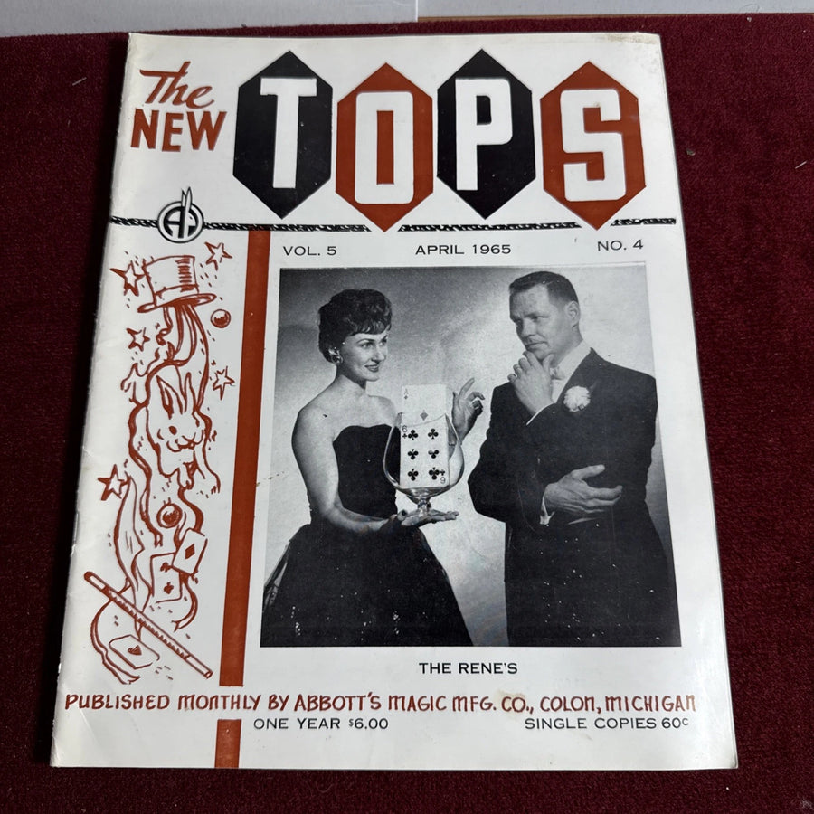 TOPS Magic Magazine VNTG Abbott’s April 1965 Vol 5 #4 The Rene’s