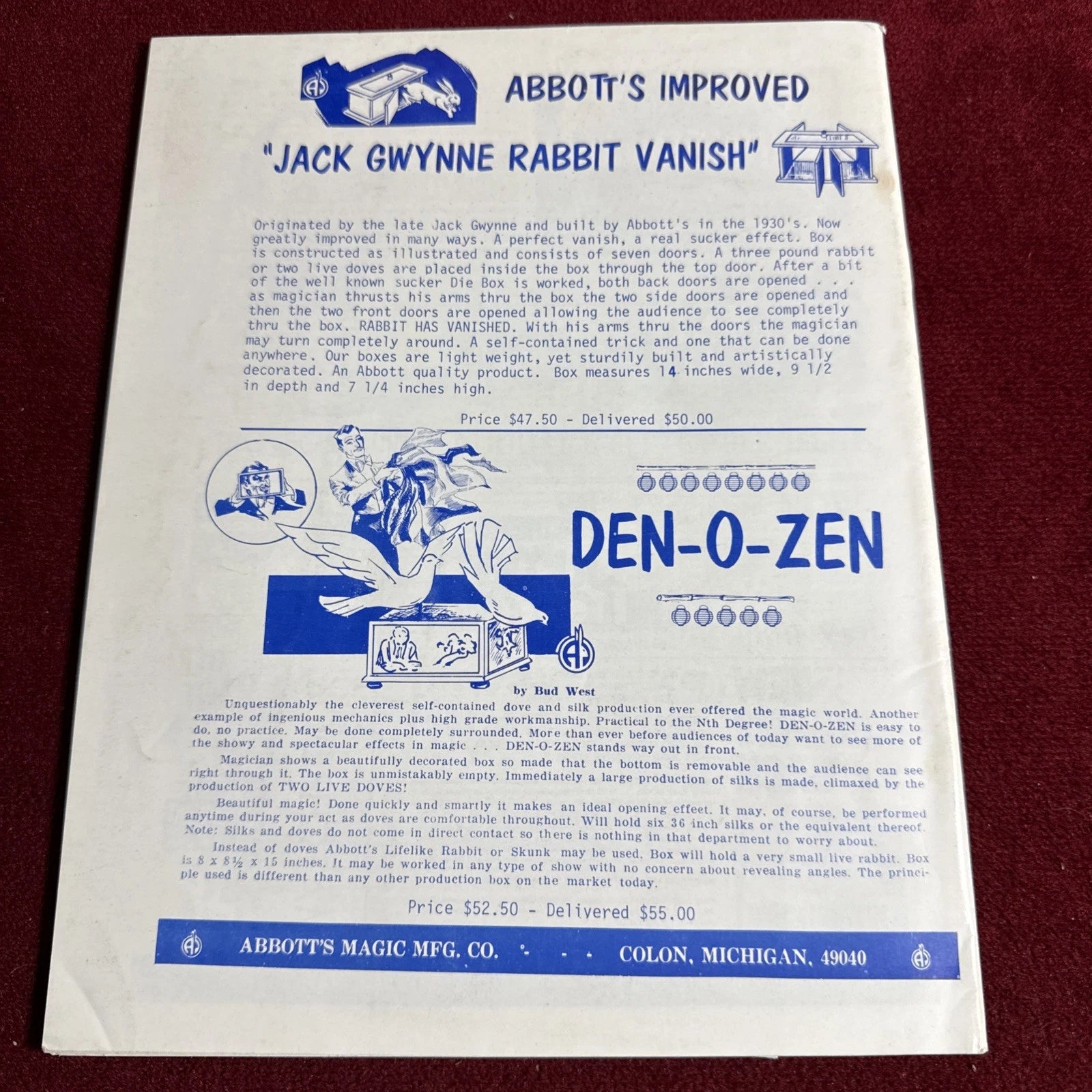 TOPS Magic Magazine VNTG Abbott’s February 1966 Vol 16 #7 1976 Get-together