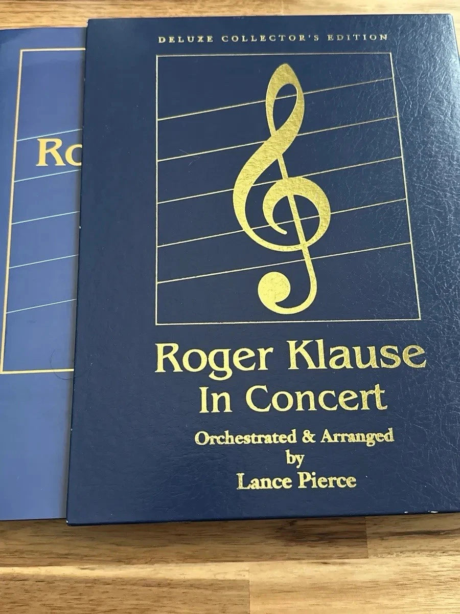 Roger Klause in Concert Deluxe Collectors Ed. SIGNED RARE  #68 Of 200 by Lance Pierce ESTATE
