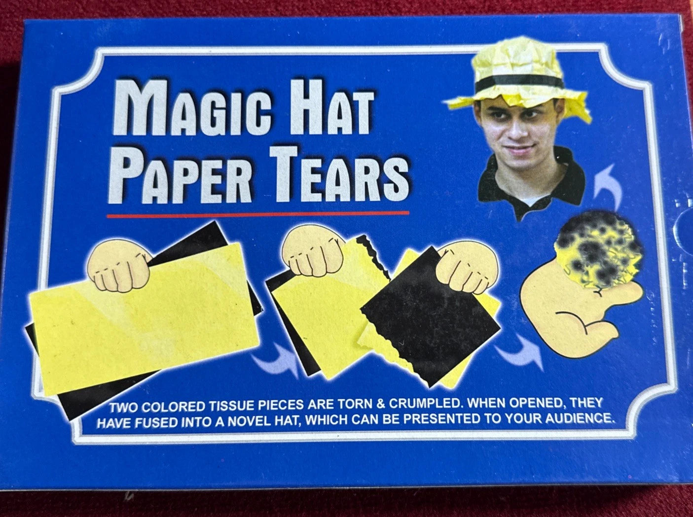 Clown Hat Paper Tears 12 hats