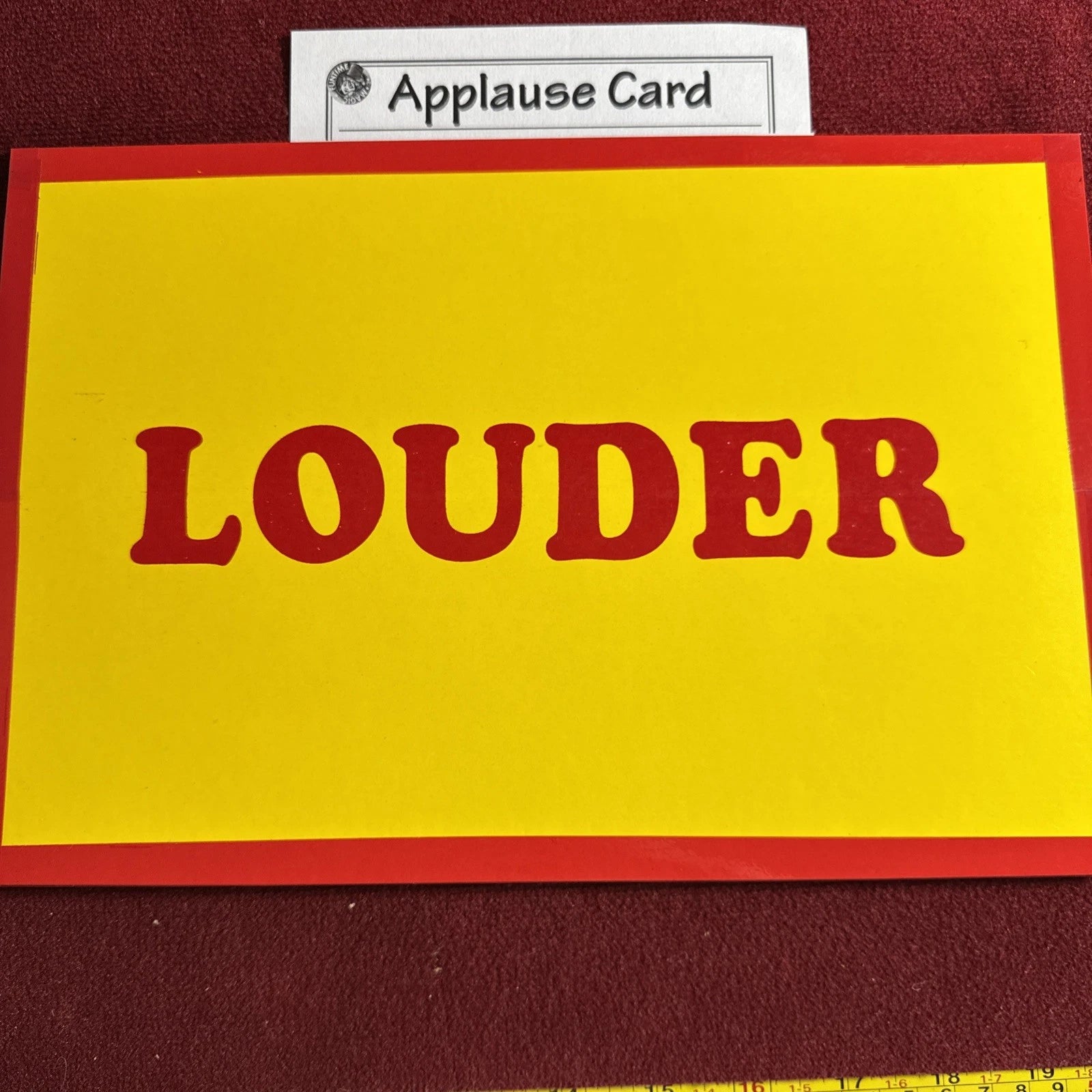 Applause Please Card - Magic Trick - Master of Ceremonies