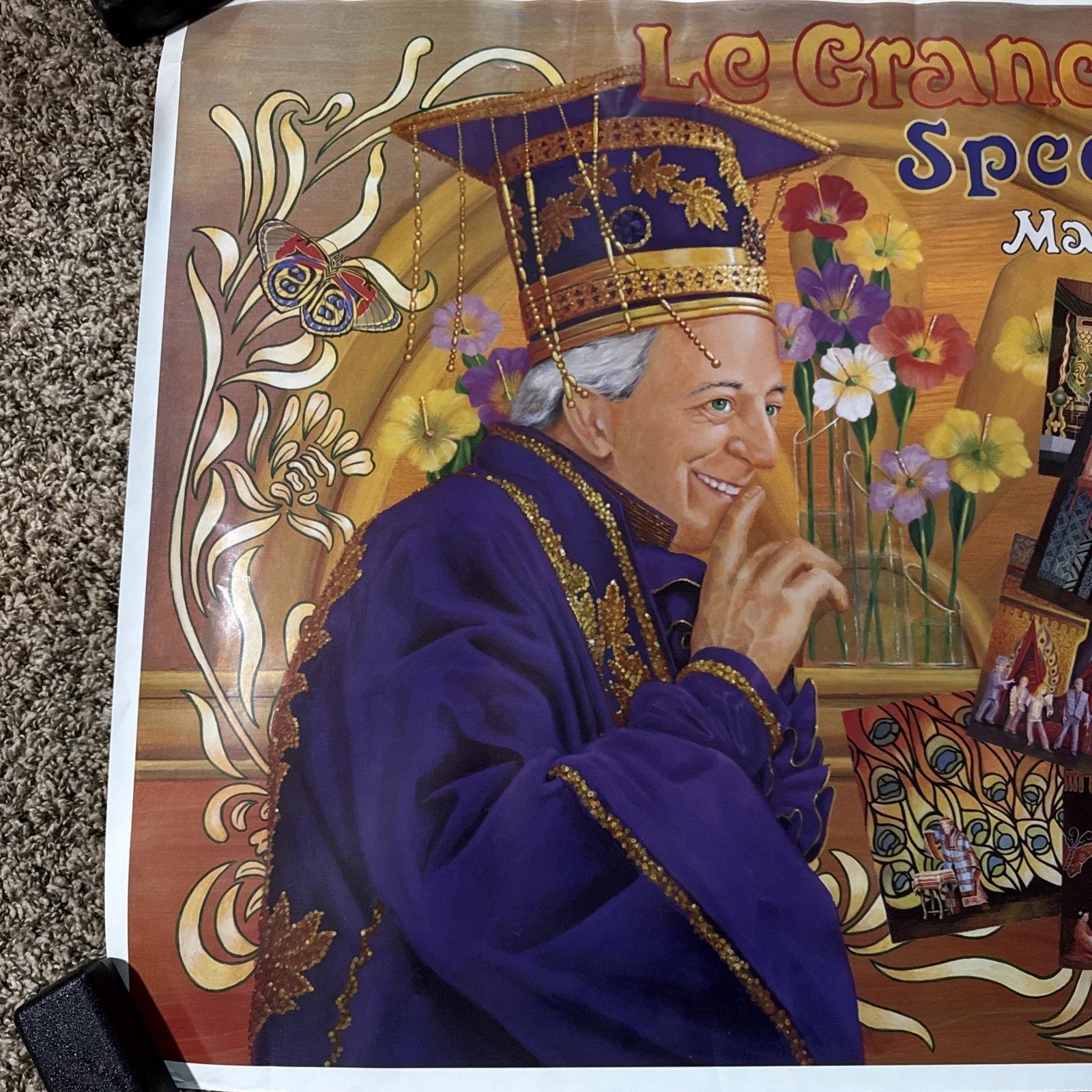 Le Grand David Spectacular Magic Company Poster Boston MA Oriental Theme