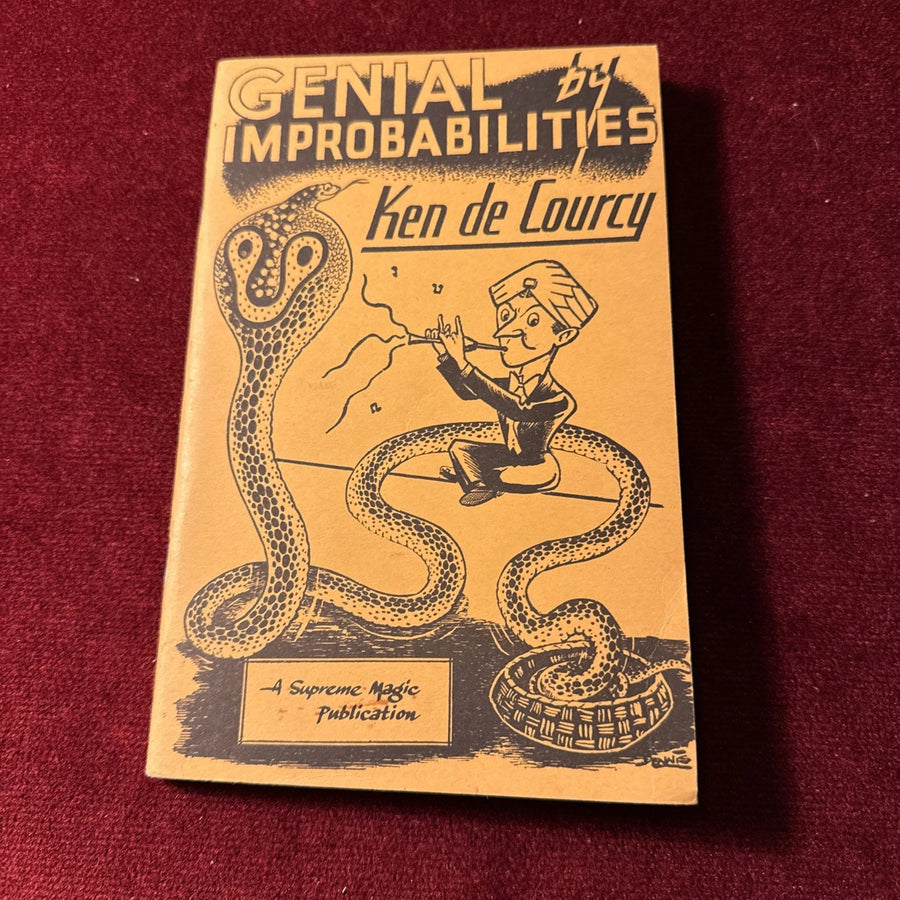 Genial Improbabilities by Ken de Courcy - Supreme Magic - 2nd Ed 1968 ESTATE
