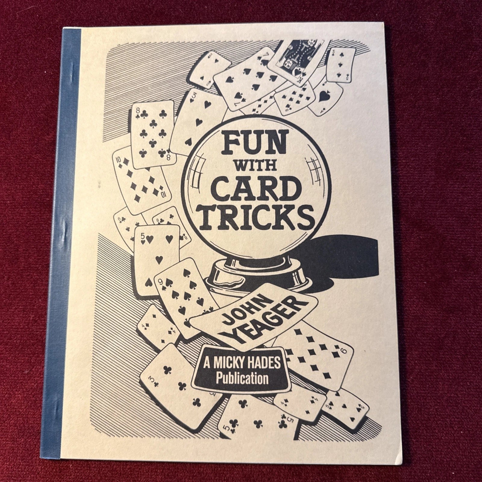 Fun with Card Tricks by John Yeager - Micky Hades - From the library of the Amazing Kreskin ESTATE