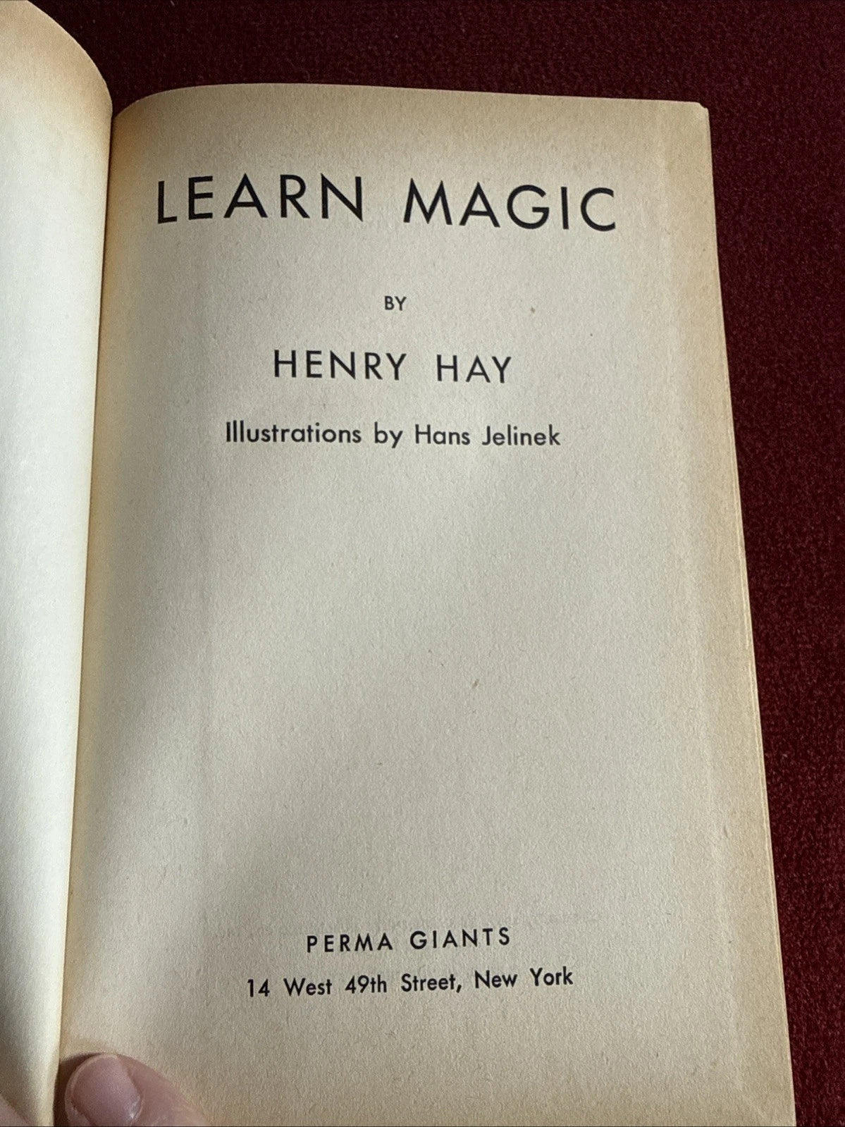 Learn Magic For Fun & Popularity- Henry Hay -  1949 ESTATE