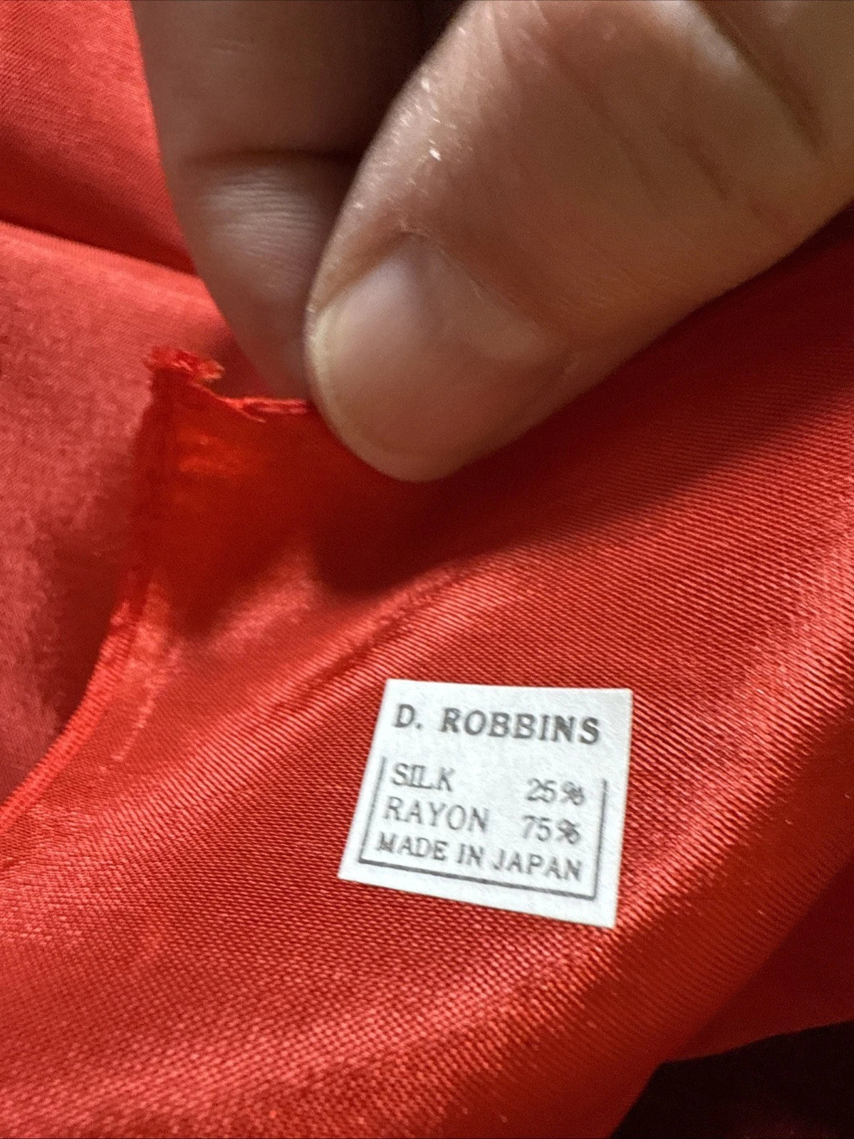 Cut & Restored Silk Vintage Magic - Made in JAPAN - D. Robbins