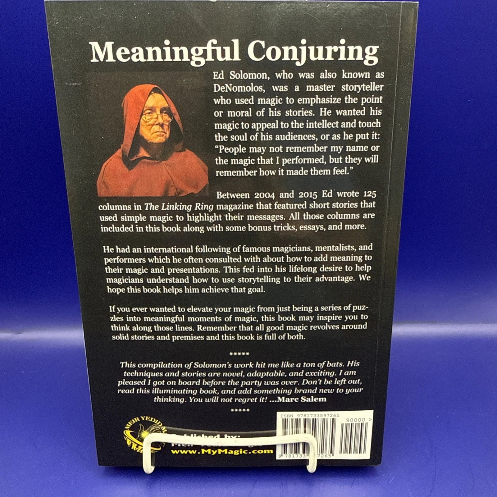 Ed Solomon Meaningful Conjuring-A DeNomolos Experience-Bizarre-Storytelling