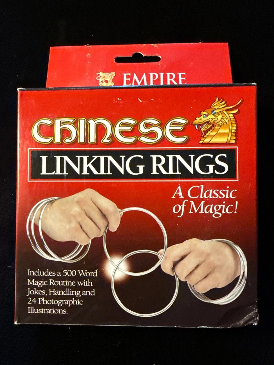 Set of 8 Chinese Linking Rings - 4” - Empire