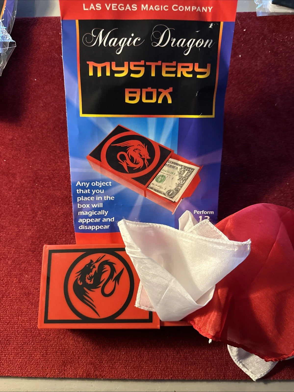 Magic Dragon Mystery Box: Drawer Box - Easy To Do - Over 12 Tricks Included