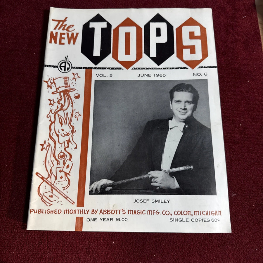 TOPS Magic Magazine Abbott’s June 1965 Vol 5 #6 Josef Smiley