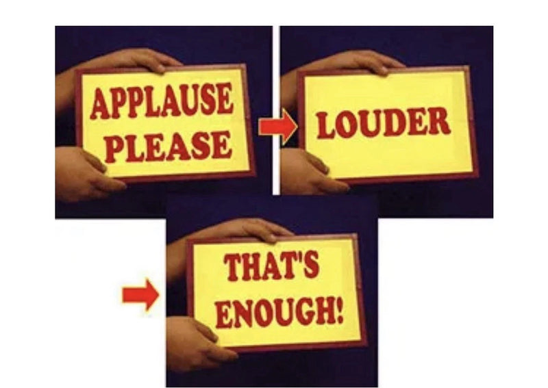 Applause Please Card - Magic Trick - Master of Ceremonies