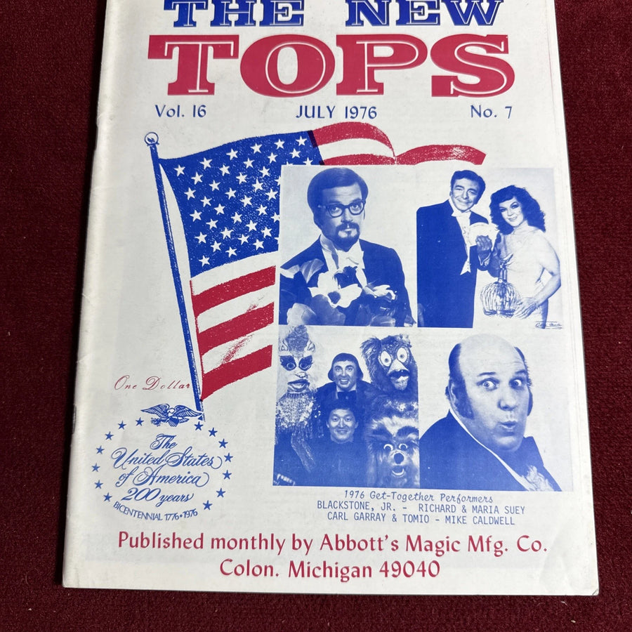 TOPS Magic Magazine VNTG Abbott’s February 1966 Vol 16 #7 1976 Get-together